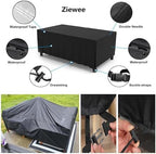 Patio Furniture Covers Outdoor Table Cover Waterproof Rectangular 420D Garden - Image 3