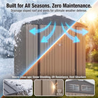 Patiowell 6x4 FT Storage Shed - Image 5