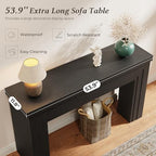 Huuger 54 Inch Entryway Table, Rectangular Console Table - Image 6