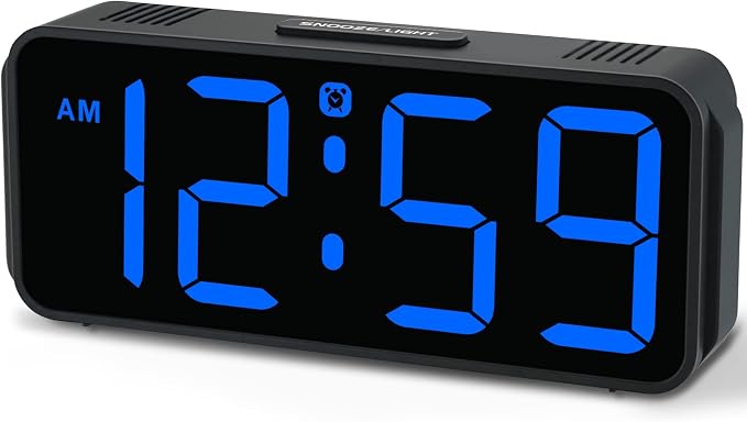 Peakeep Small Digital Alarm Clock Plug in by PEAKEEP