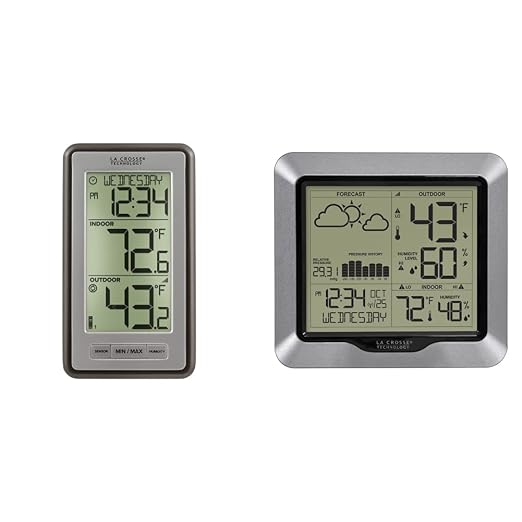 La Crosse Technology Wireless Digital Thermometer and Forecast Station Bundle by LaCrosseTechnology
