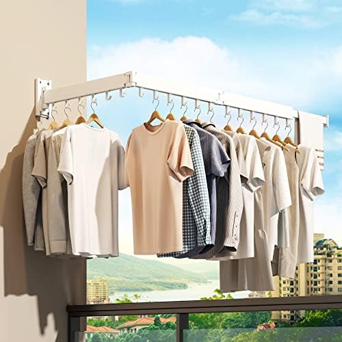 Clothes Drying Rack, Laundry Drying rack, Wall Mounted Clothes Rack, Clothes - Image 3