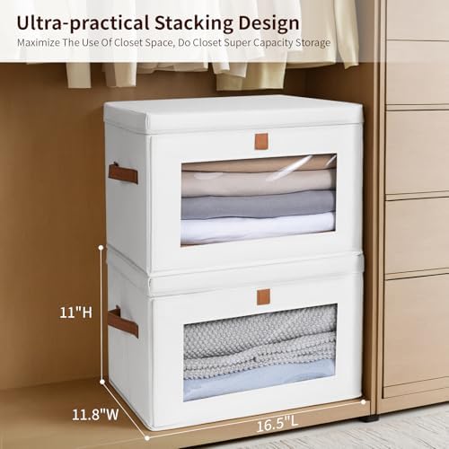 Homsorout Large Clothing Storage Bins - Image 3