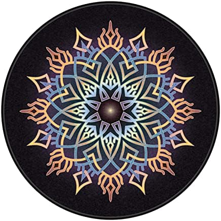 Chair Mat for Hardwood Floor Anti-Slip Floor Protector Round Gaming Computer - Image 2