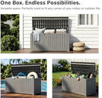 LAUSAINT HOME 100 Gallon Resin Deck Box, Package Delivery Box - Image 4