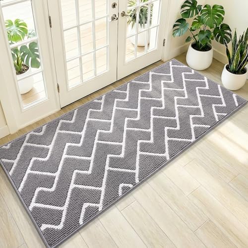 OLANLY Front Door Mat 70x23, Low-Profile Easy Clean Doormat by OLANLY
