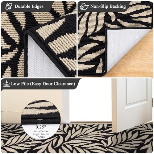 Ileading Indoor Door Mat 32"x48", Absorbent Muddy Mats - Image 3