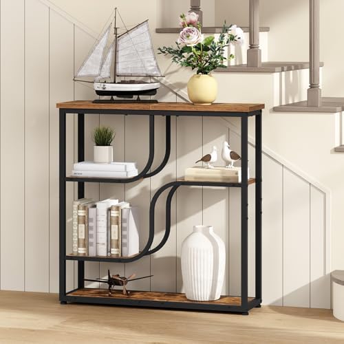HOOBRO 29.5" Console Table, 5-Tier Narrow Entryway Table, Sofa Table - Image 5