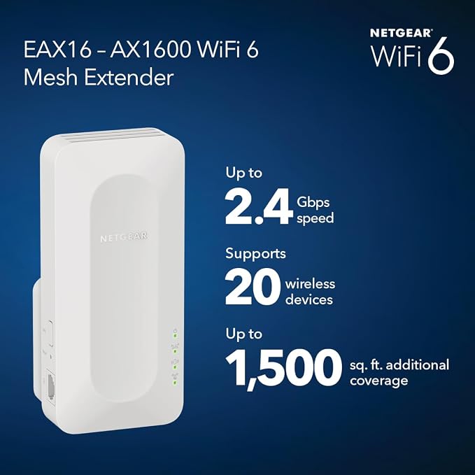 NETGEAR WiFi 6 Mesh Range Extender - Image 2