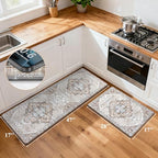 Ileading Anti Fatigue Kitchen Rugs Sets of 2 Cushioned Kitchen Mats - Image 2