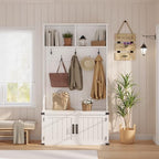 Takywep Extra Large 40" Entryway Hall Tree - Image 6