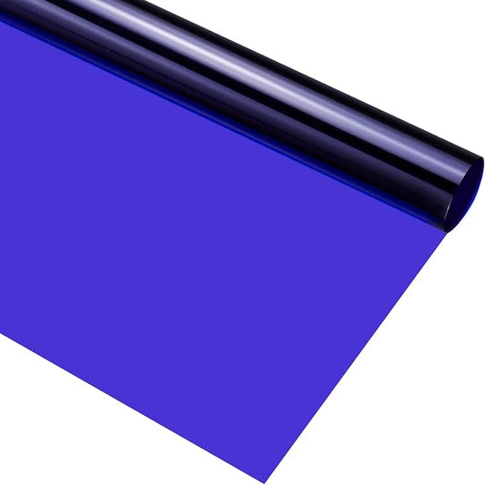 MECCANIXITY Lighting Gel Filter 39.4x39.4 Inch Dark Blue Color Correction Sheet by MECCANIXITY
