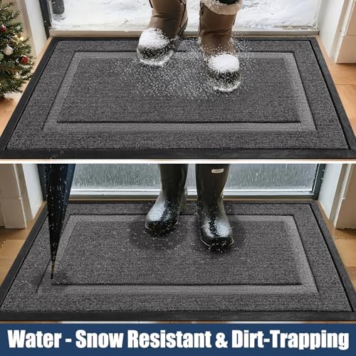 Front Door Mat Outside Entrance Indoor Doormat, Outdoor Door Mats - Image 3