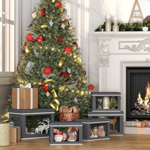 Homsorout Storage Bins with Lids - Image 4