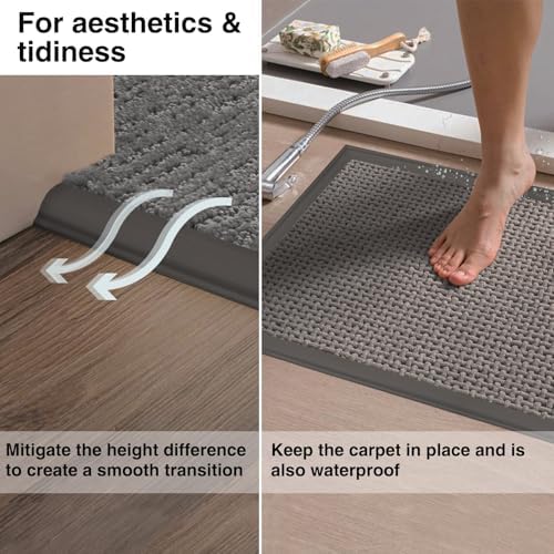 Carpet Edge Trim Binding Rug Edge Protector Thin Rugs Black 10FT - Image 3