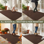 Front Door Mat Outside Entrance, Sturdy Indoor Outdoor Doormat 60x48 - Image 7