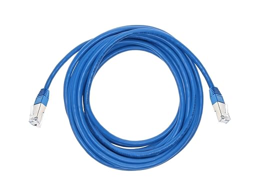 Monoprice Cat6A 20ft Blue Patch Cable Double Shielded 26AWG 10G Pure Bare - Image 4