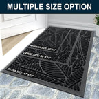 Colorxy Waterproof Front Doormat, Sturdy Natural Rubber Door Mat - Image 7