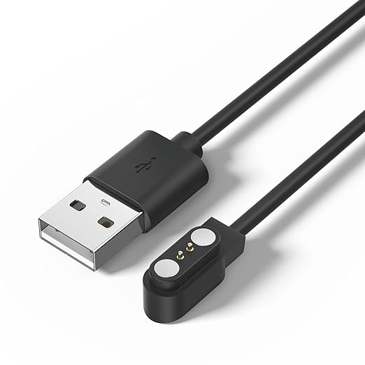 Meliya VeryFit Smartwatch Charger Cable, Magnetic 2 Pin Charging Cable by MeliyaSmartwatchAccessories