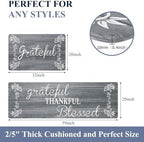 HEBE Anti Fatigue Kitchen Mat Set of 2, Cushioned Kitchen Mats - Image 3
