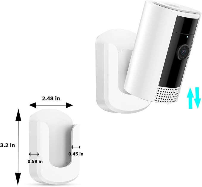 No Drill Ring Indoor Cam Adhesive Wall Mount Bracket - Image 6
