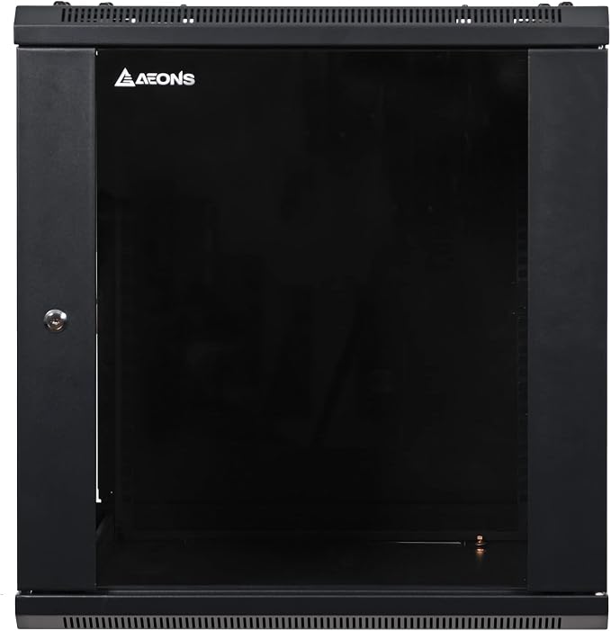 AEONS 12U Professional Wall Mount IT Cabinet Enclosure 19-Inch Server Network - Image 9