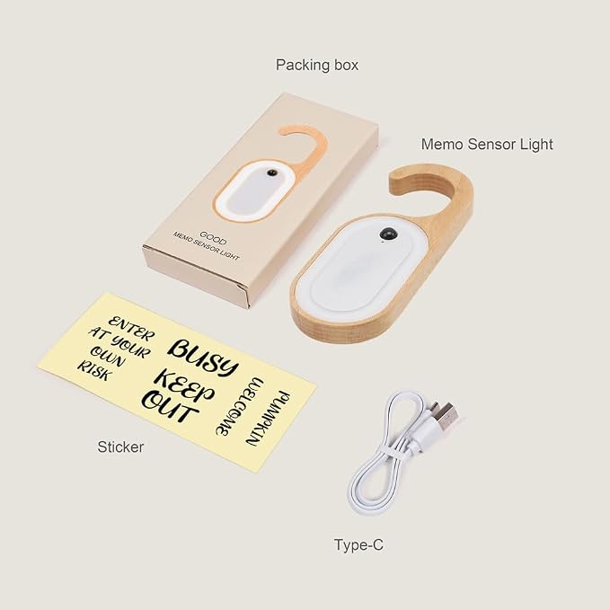 2-Pack Hotel Door Sign Night Light - Image 7