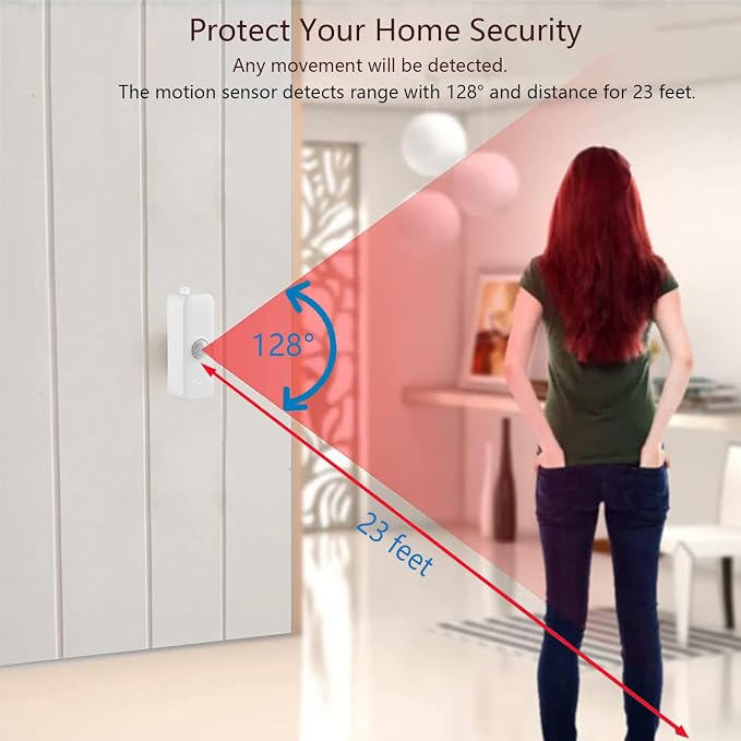 Wi-Fi Motion Sensor: Smart Motion Detector PIR Infrared Motion Sensor - Image 3