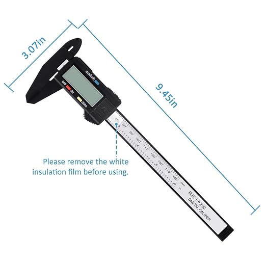 Digital Caliper, Adoric 0-6" Calipers Measuring Tool - Image 2