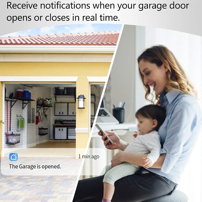 Smart WiFi Garage Door Opener Remote, Work - Image 6