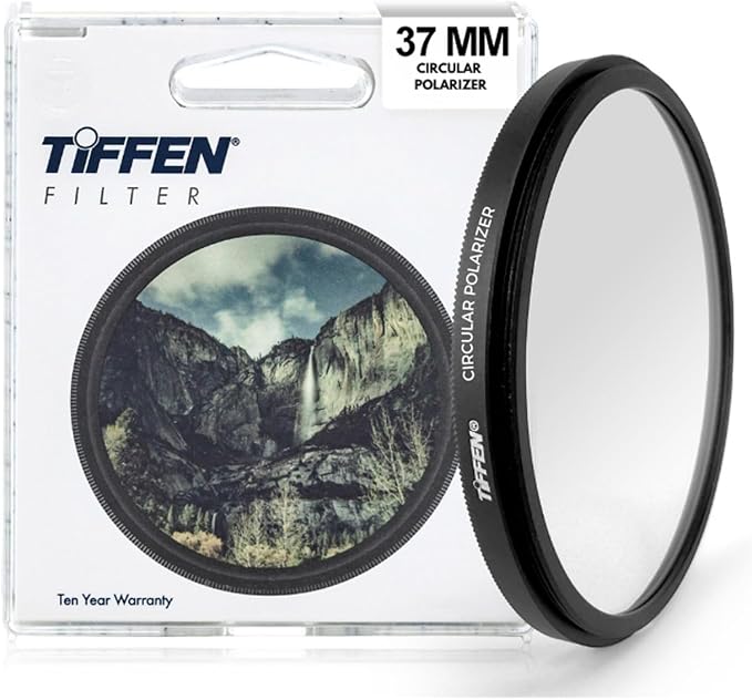 Tiffen 37mm Slim Circular Polarizer Filter by Tiffen