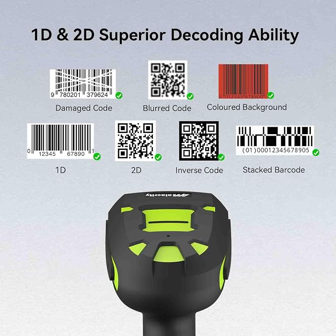 Alacrity Long Distance 1D 2D Industrial Barcode Scanner, Wireless Charging - Image 3