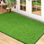 Artificial Turf Rug, 3x5 Ft Realistic Grass Mat, Indoor/Outdoor Rug Turf by TREETONE