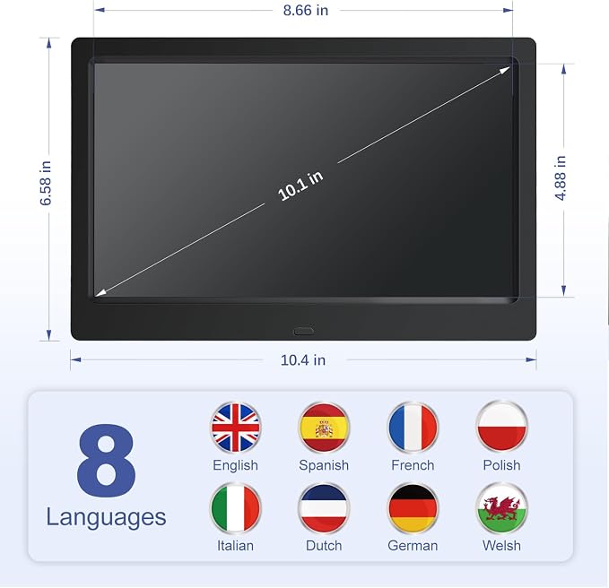 10.1 Inch Digital Alarm Clock - Image 4