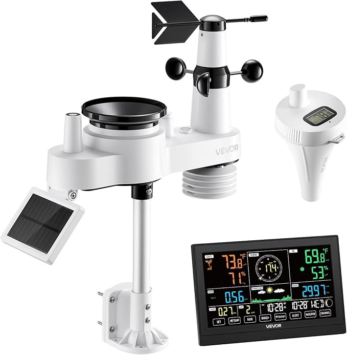 VEVOR 7-in-1 Wi-Fi Weather Station - Image 9