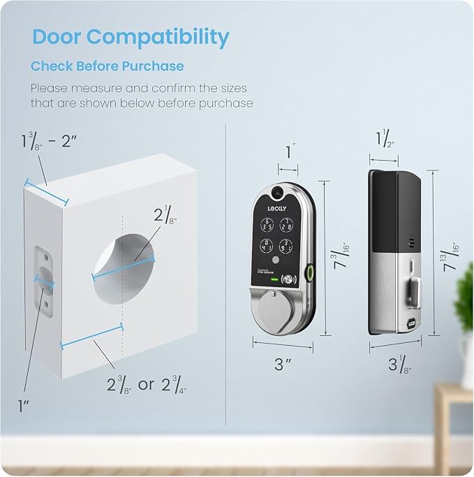 Lockly Vision Smart Lock, HD Video Doorbell Smart Locks - Image 7