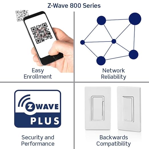 Leviton Decora Smart Dimmer Z-Wave 800 Series - Image 3