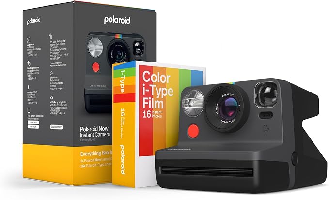 Polaroid Now 2nd Generation I-Type Instant Camera + Film Bundle by Polaroid