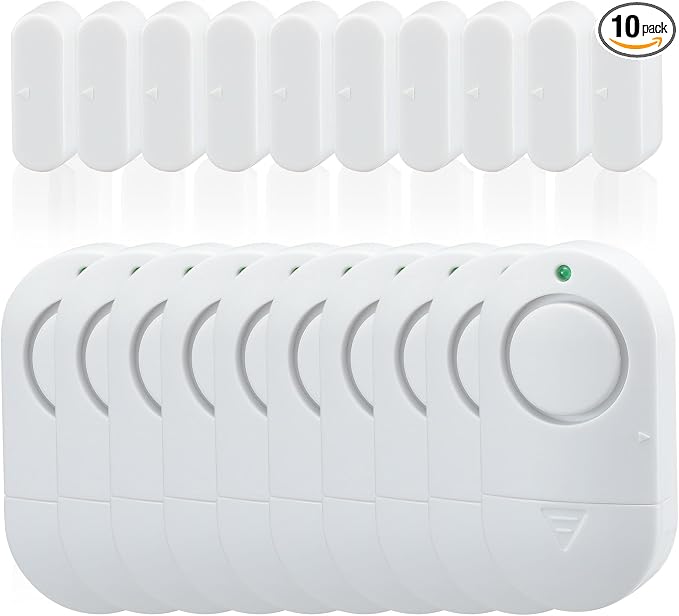 Window Alarm Sensors, 120DB Door Alarms by Toeeson