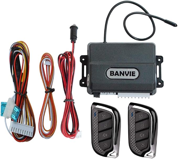 Car Keyless Entry System, Car Central Power Door Lock Kit by BANVIE