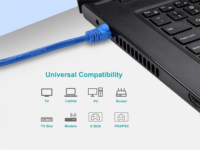 Monoprice 3FT 24AWG Cat5e 350MHz UTP Ethernet Bare Copper Network Cable - Image 6