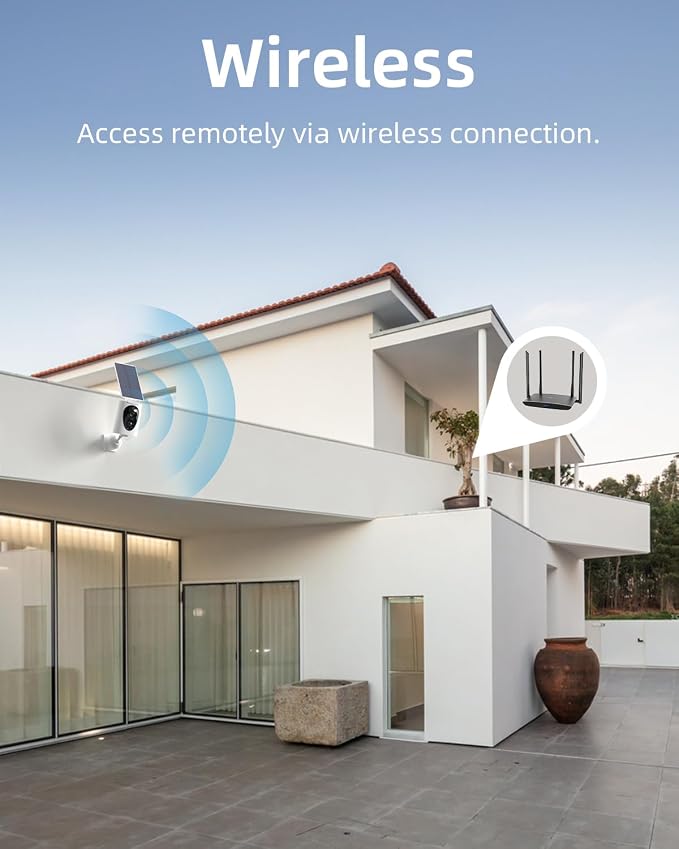 VIRTAVO Wireless Solar Security Camera Outdoor, 2K Starlight Color Night Vision - Image 3
