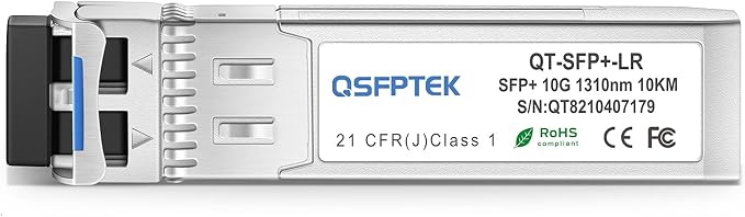 QSFPTEK10GBASE-LR Module, 10G SFP+ Optical Transceiver, 10Gb Duplex LC 1310nm - Image 2