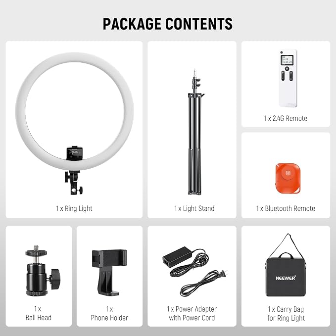 NEEWER Advanced 18" LED Ring Light - Image 8