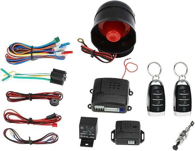 Shkalacar Car Keyless Entry Security Alarm System, Universal Car Vehicle by Shkalacar