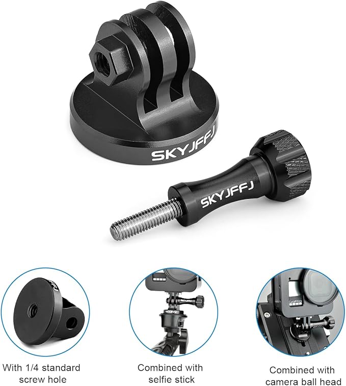 Aluminum Tripod Adapter Attachment Bolt Adapter - Image 2