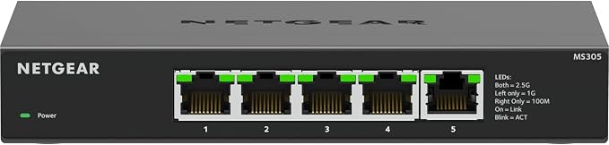NETGEAR 5-Port 2.5G Multi-Gigabit Ethernet Unmanaged Network Switch - - Image 7