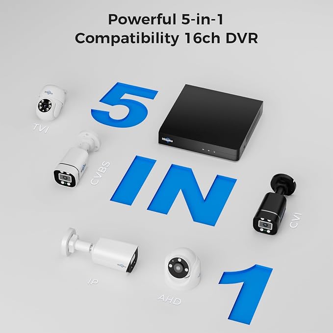 Hiseeu 16CH 3K Wired Security Camera System - Image 5