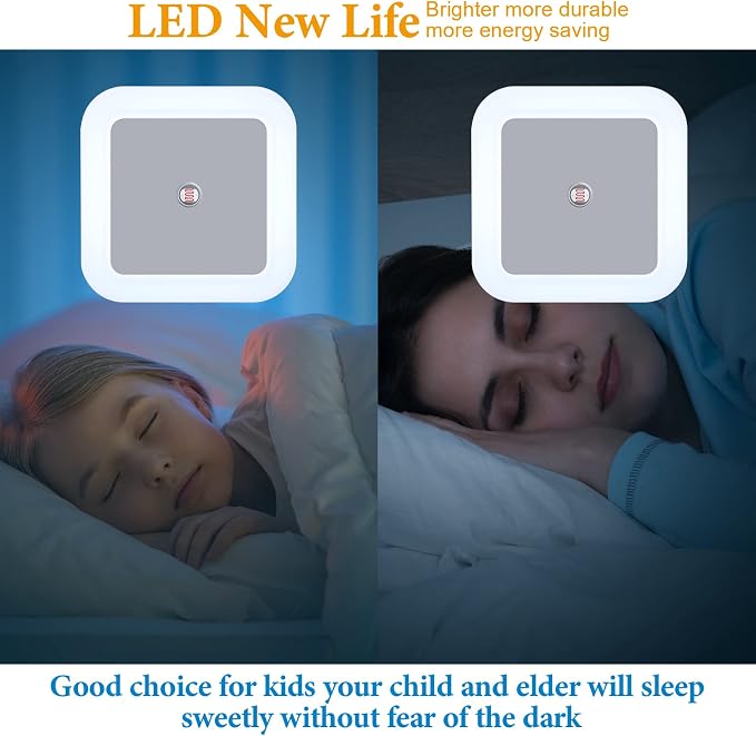 Tuanse 48 Pack LED Night Lights Plug into Wall Smart Sensor Sensor Automatic - Image 6