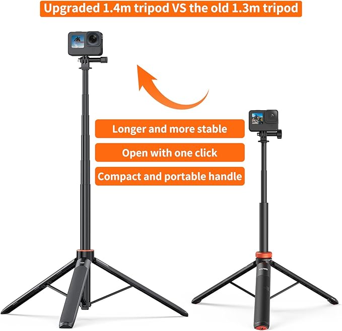 VRIG TP21 54inch Telescopic Selfie Stick Long - Image 5